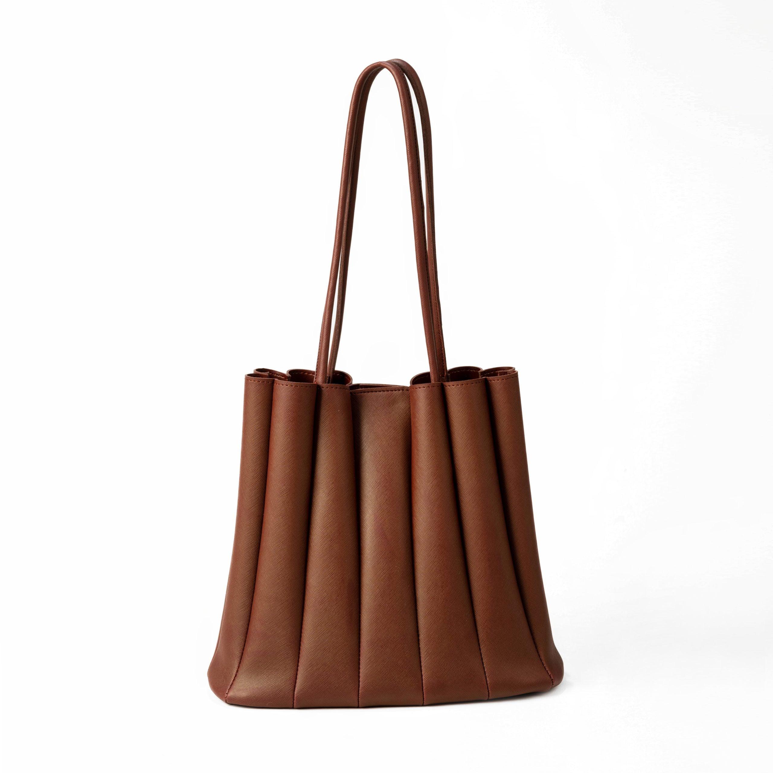 Pleated clearance tote bag